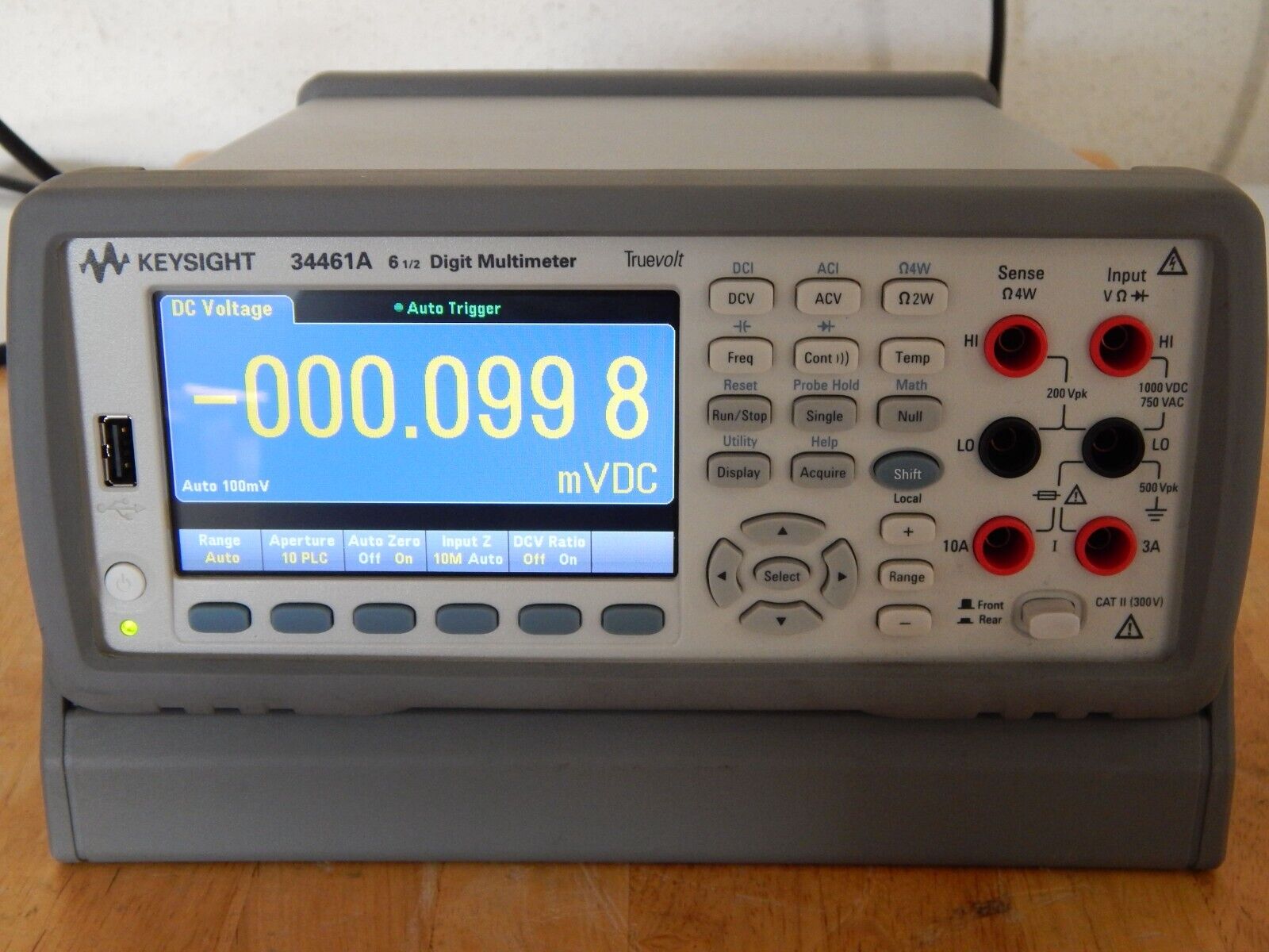 Keysight 34461A, 6½ Digit True volt DMM, NIST Cal Keysight 34461A, 6½ Digit True volt DMM, NIST Cal